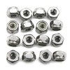 Fullerkreg 6-32 Nylon Insert Hex Lock Nut, Stainless Steel A2-70/304/18-8,