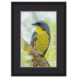 Poster Palooza 19x27 Jigsaw Puzzle Frame Kit - Kit Includes Puzzle Glue Sheets, Black Wood Puzzle Frame with Black Mat, UV Acrylic, Backing, Hanging Hardware