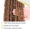 ZRQ Butterfly Locs Crochet Hair 30 Inch 6 Packs Pre-Twisted