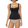 TYR SOLID TWISTED BRA TANKINI - (001) BLACK - 10