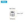 PATIKIL 4pcs Thread Adapter Sleeve Reduction Nuts M16x M8x12mm Female
