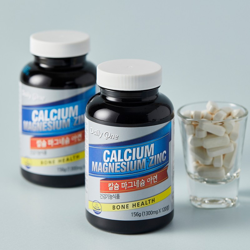 DAILYONE Daily One Calcium Magnesium Zinc Nutrient Large Capacity 1,300mg