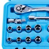 Streetwize - [Set of 36 pcs] Chrome Vanadium Drive Socket