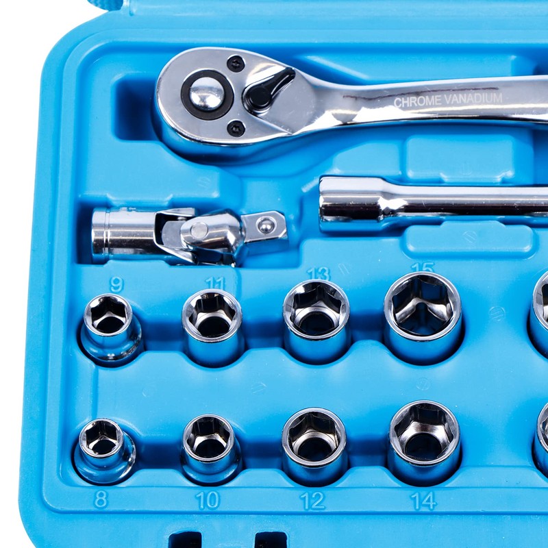 Streetwize - [Set of 36 pcs] Chrome Vanadium Drive Socket