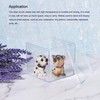 sourcing map Clear Acrylic Plastic Storage Box Square Cube Display
