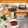 Kimfead Electric Lunch Box for Adults with Temperature Display 80W
