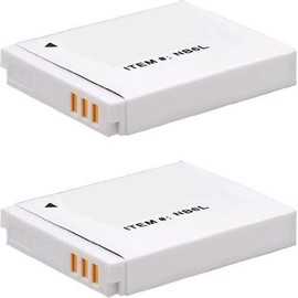 eDealz 2-Pack NB-6LH / NB-6L Batteries for Powershot S120, SX510 HS, SX280 HS, SX500 is, SX700, D20, S90, D30, ELPH 500, SX270, SX240, SX520 Cameras