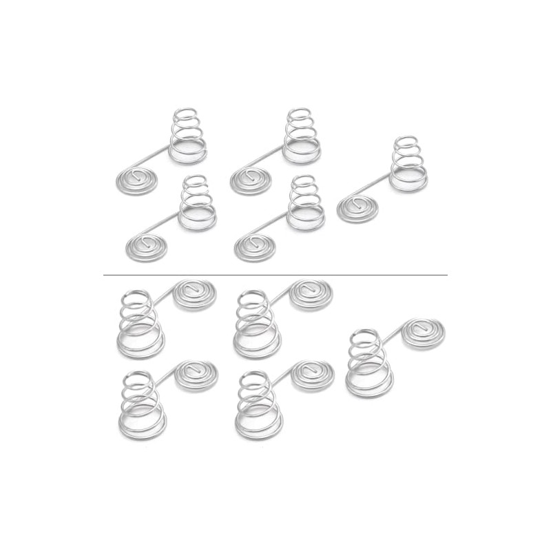 Cilky 10pcs AAA Battery Positive Negative Conversion Spring Contact Plate