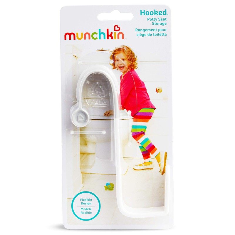 Munchkin Munchkin Hooked Potty Ring Hook, Grey