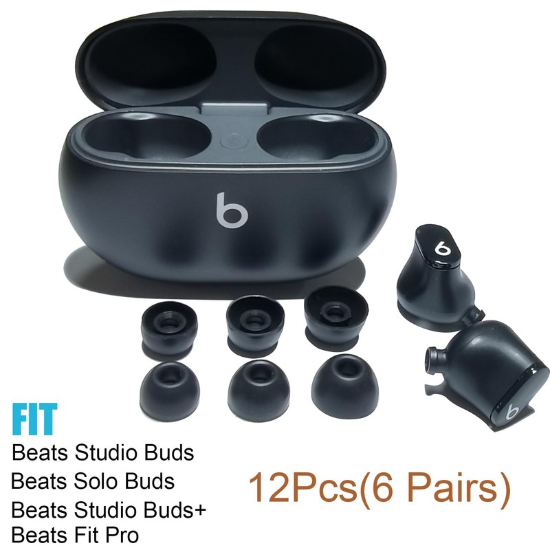 Luckvan Silicone Ear Tips for Beats Studio Buds Tips Replacement