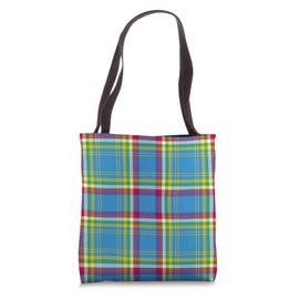 Tartan Plaid Multi Color Tote Bag Purse Shopping Laptop Bag Tote Bag