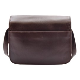 House of Luggage Womens Cross Body Genuine Leather Handbag Organiser Work Casual Everyday Bag HLG745 (Brown)