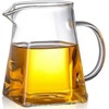 Glass Pitcher with Handle, Milk and Cream Pitcher Cup Jug,