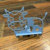 metal cow phone holder Stand - Color: white