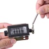 5 Digit Train Counter, D67-F Mechanical Resettable Manual Pull Stroke