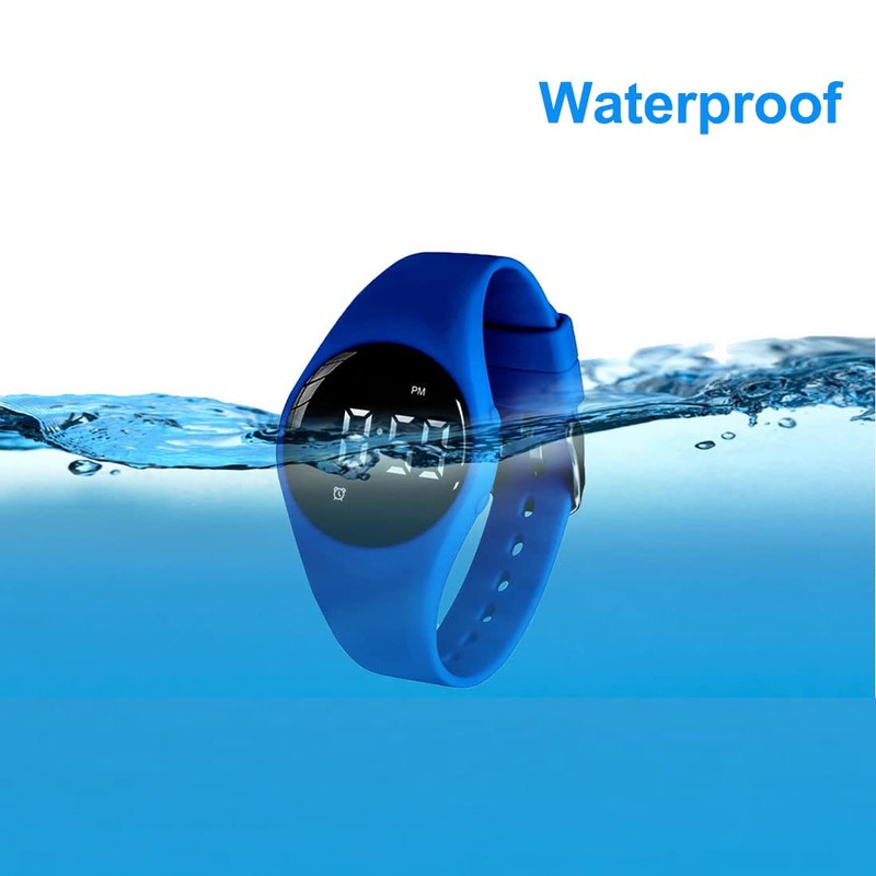 e-vibra Vibrating Alarm Watch, Water Resistant Potty Training Wristband Rechargeable