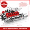 Mould King V12 Engine Model Kit for Adults, 1366 Pcs