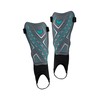 Erima Unisex Adult X-Plate Duo Shin Pads, Cool Grey/Curacao, M