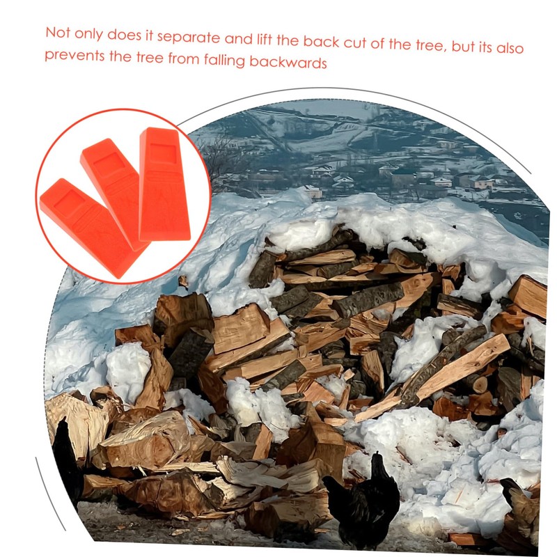 Abaodam 3pcs Felling Wedge Professional Cutting Tools for Safe Logging