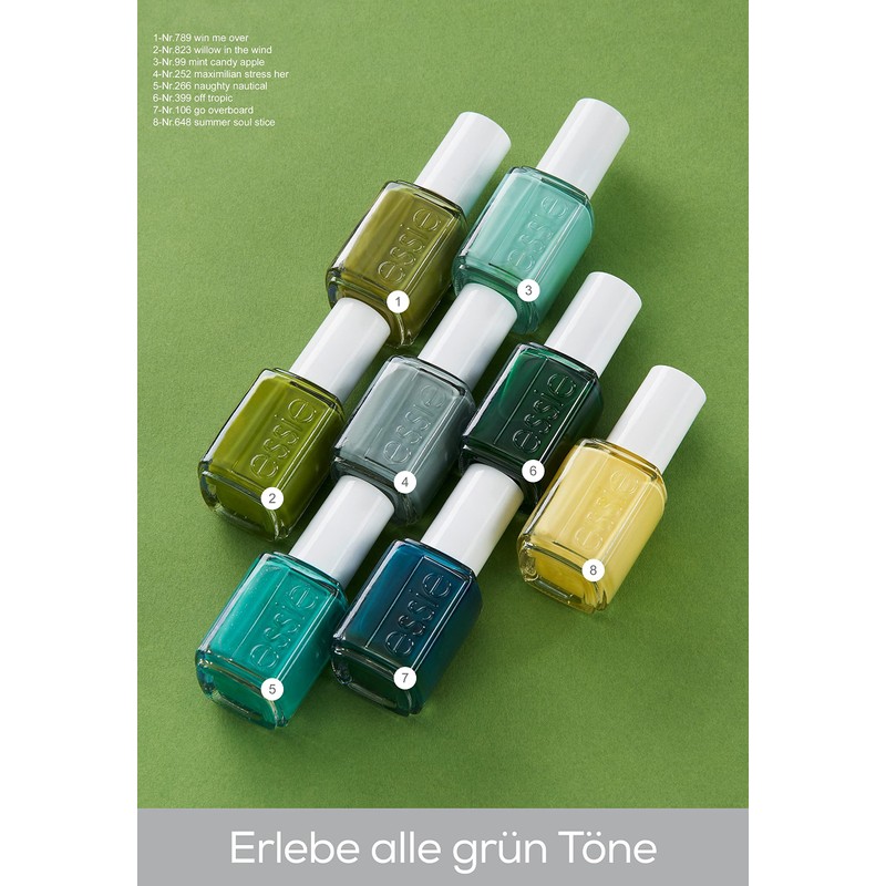 essie Nail Polish with Opaque and Shiny Finish for Colour-Intense