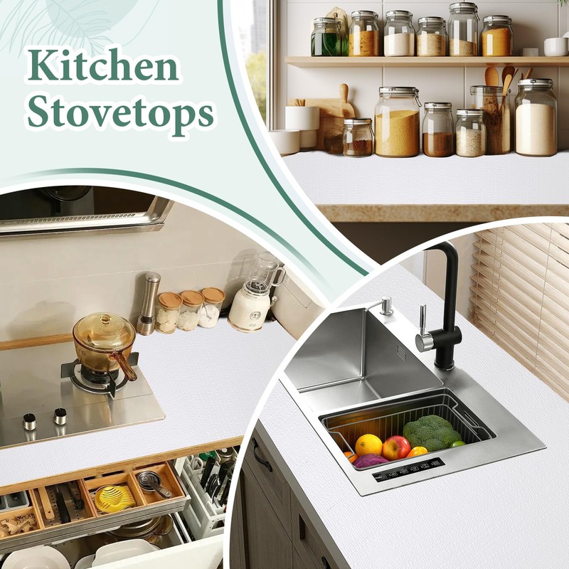Drawer and Shelf Liner for Kitchen Cabinet: 12 in X