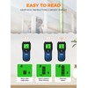 Mecurate 5-in-1 Stud Finder with LCD Display, Wall Scanner for