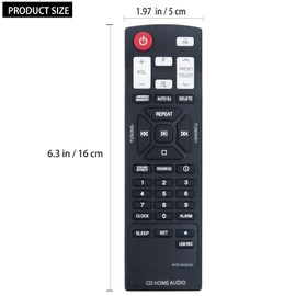 AKB74955355 Replacement Remote Compatible with LG Mini Hi-Fi System CJ87 CJ88 CJS87F CJS88F CM4590 CJS45F CJS45W CJS88W