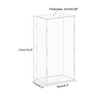 sourcing map Acrylic Display Case Box Clear Dustproof Protection Showcase