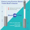 12 Pack Pumice Stone Toilet Cleaner with Long Handle