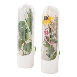 QOTSTEOS 2pcs Fresh Herb Keeper, Herb Saver, Herbs Keeper for Refrigerator, Herbs Storage Container Keeps Greens Fresh Saver Asparagus ​Keeper Practical Kitchen Tools for Cilantro