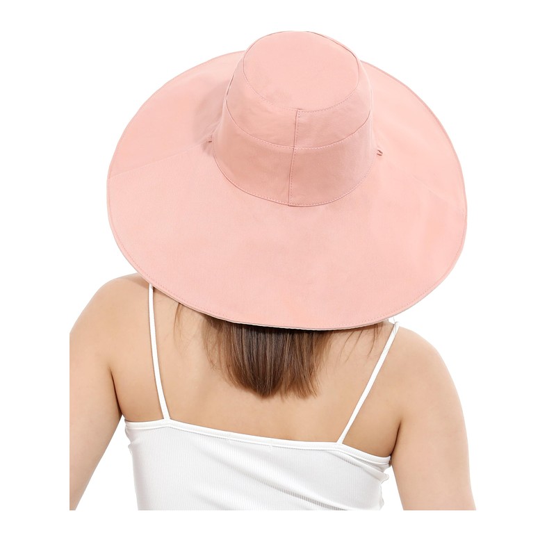 sy soul young Women's Cotton Bucket Hat Reversible Sun Hat