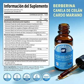 Berberina Liquida  Cardo Mariano  Melon Amargo  Canela