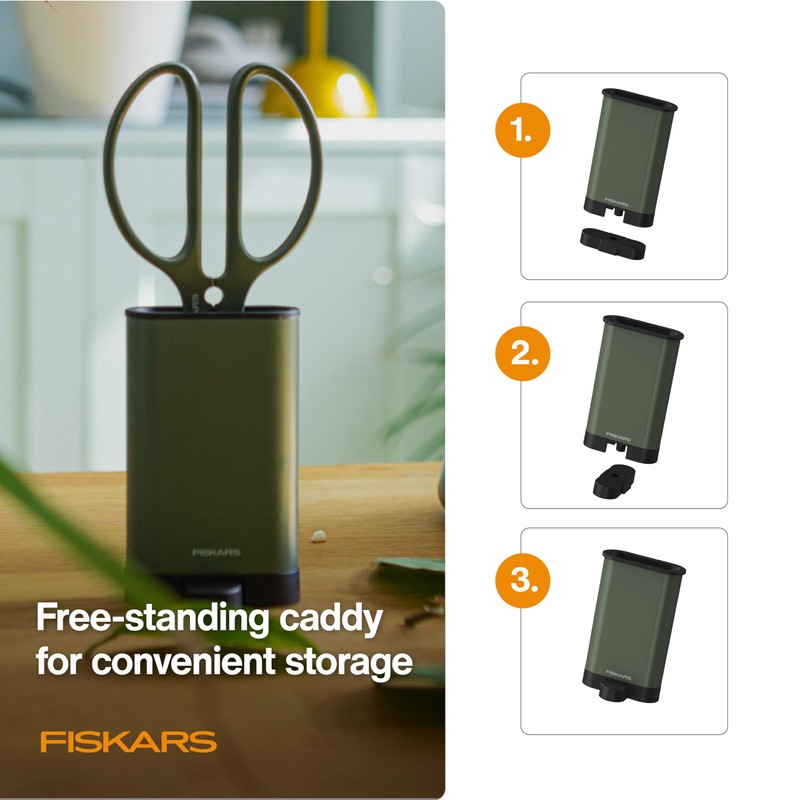 Fiskars Shaper Plant Shears, Plant Snip & Holder, Precision Indoor