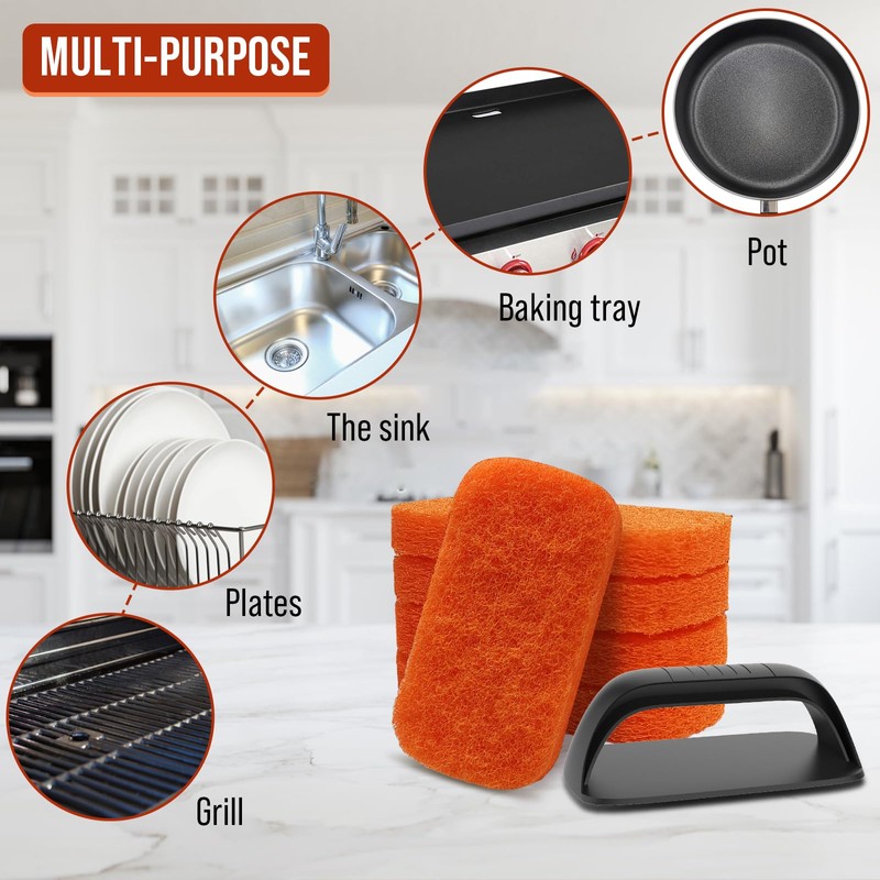 6-Piece Griddle Cleaning Kit for Blackstone, Flat Top Grill Cleaning