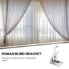 5pcs Venetian Blind Brackets Roman Blind Clips for Valance Cordless