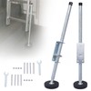 GDNTMU Ladder Leveler Pair with Engraved Anti-Slip Pattern Steel Pole