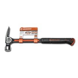 Crescent Steel Smooth-Face Framing Hammer - Heavy-Duty Hand Tool with Vibeguard Technology & Magnetic Nail Starter - 22 oz - CHSFRS22-06