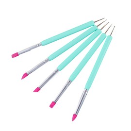 AIXXCUVQ 5pieces Multifunctional Nail Art Tool Double Ended Nail Dotting Pen For Dotting And Detailing Dual-ended Acrylic Easy, style 3