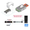 xiwai Oculink PCIe PCI-Express SFF-8611 4i→SFF-8087 36ピンケーブル PCIE スリムライン SSD