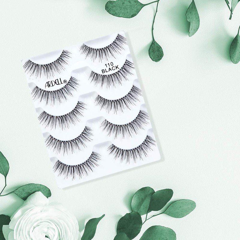 Ardell Natural False Eyelashes 110 Black - Eye-Lifting Effect Eye