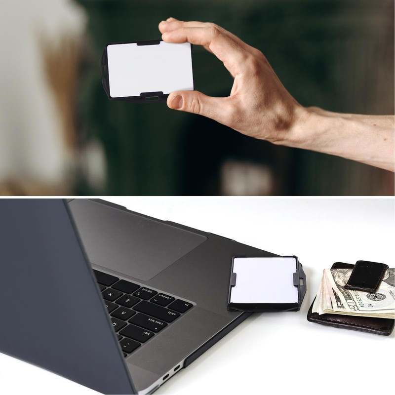 Honoson 2 Sided Badge Holder Hard Plastic Badge Holder ID