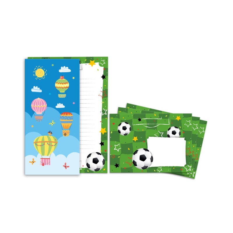 Junapack Writing Paper Set Letter Pad with Envelope for Children