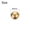 sourcing map 100pcs Precision Solid Brass Bearing Balls 4mm Industrial