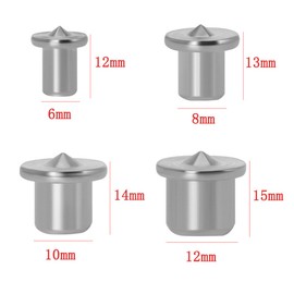 Pack of 16 Solid Diameter Dowel Set YUTOU Dowel Centre Tip Dowel Fix Dowel Hole Positioner Dowel Set Dowel Aid Wooden Dowel Centring Tips for Woodwork Drilling Tools (6/8/10/12 mm)