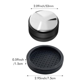 Coffee Distributor, 53 mm Coffee Distributor for 54 mm Coffee Portafilter Before Tamping, Espresso Leveler Tool, Coffee Distributor Barista Accessory Tool for Sage Barista (Size: 53 mm/2.09 Inches)