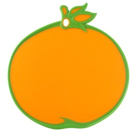 Dexas Cutting/Serving Board, Orange Shape 12.5x10.25 inches