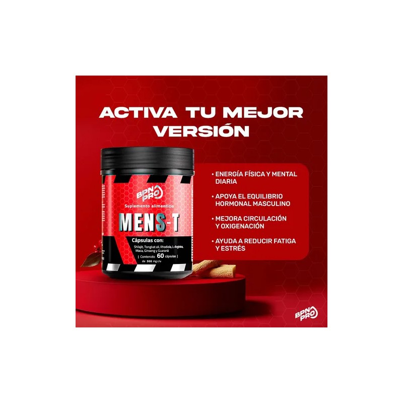 Suplemento Bpn Pro Cápsula Hombre Mens T+ Acido Aspartico