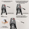 4 PCS Garage Hooks, Ladder Hooks Hanger, Double Hooks Heavy