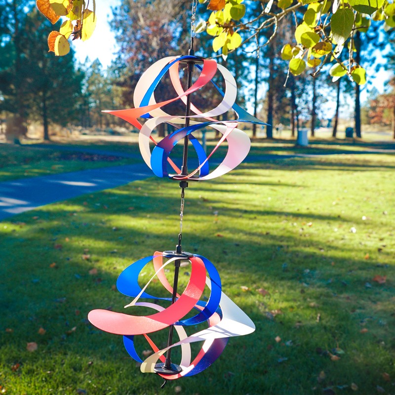 In the Breeze 2477 — Red, White and Blue Poly