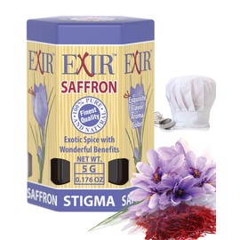 EXIR® Saffron Pure Spanish Spice All Red Superior Grade (10 Gram) 2 x 5 Gram
